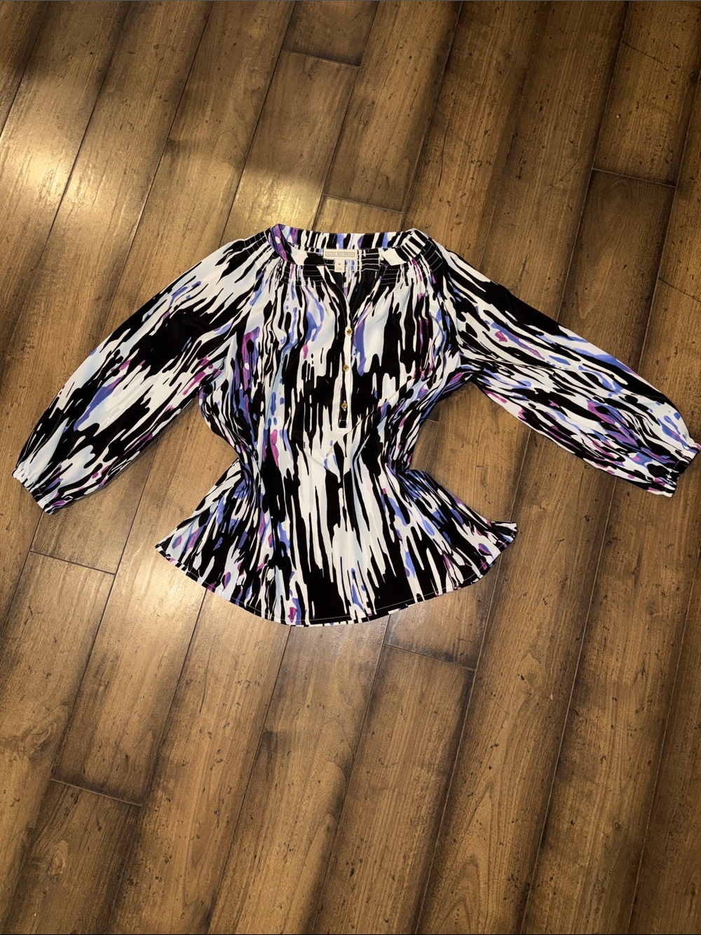 💜WOMEN’S MULTICOLOR TUNIC STYLE BLOUSE💜